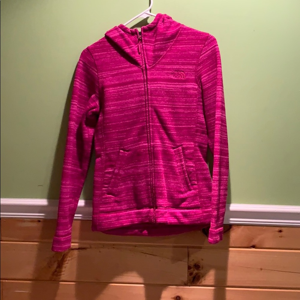 Pink North Face jacket